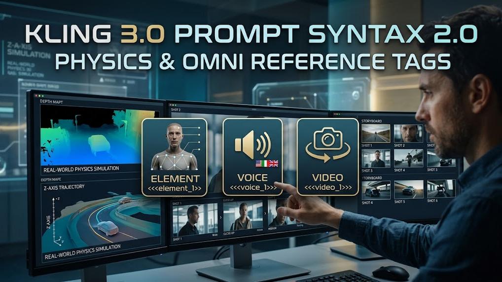 Kling 3.0 Prompt Syntax 2.0: Physics & Omni Reference Tags